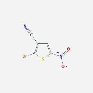 molecular formula C5HBrN2O2S B6336565 2-Bromo-5-nitrothiophene-3-carbonitrile CAS No. 56182-42-4
