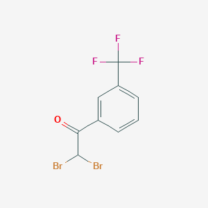 molecular formula C9H5Br2F3O B6336570 MFCD29066192 CAS No. 922734-42-7
