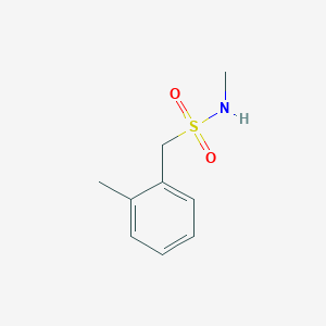 molecular formula C9H13NO2S B6336682 N-methyl-1-(o-tolyl)methanesulfonamide CAS No. 1263277-21-9