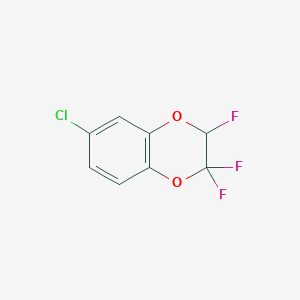 molecular formula C8H4ClF3O2 B6336702 6-Chloro-2,2,3-trifluoro-1,4-benzodioxane CAS No. 1357626-60-8