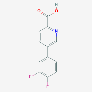 molecular formula C12H7F2NO2 B6336849 5-(3,4-Difluorophenyl)-picolinic acid CAS No. 1225477-53-1