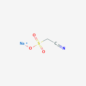 molecular formula C2H2NNaO3S B6336910 Sodium cyanomethanesulfonate CAS No. 27869-03-0