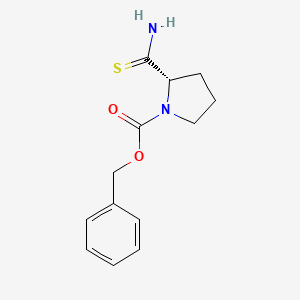 molecular formula C13H16N2O2S B6337011 benzyl (2S)-2-carbamothioylpyrrolidine-1-carboxylate CAS No. 63808-47-9