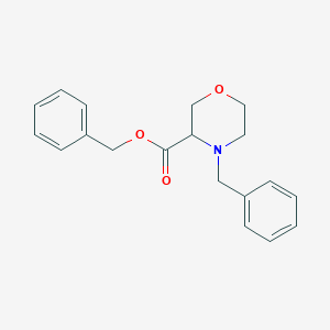 molecular formula C19H21NO3 B6337182 Benzyl 4-benzylmorpholine-3-carboxylate CAS No. 1042363-71-2