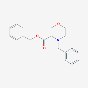 4-Benzyl-3-morpholinecarboxylic acid benzyl ester