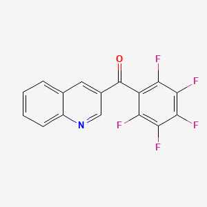 4-(Pentafluorobenzoyl)quinoline;  97%