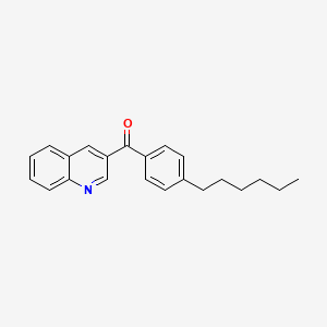 4-(4-Hexylbenzoyl)quinoline;  97%
