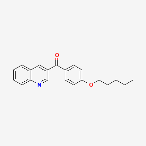 4-(4-Pentyloxybenzoyl)quinoline;  97%