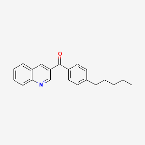 4-(4-Pentylbenzoyl)quinoline;  97%