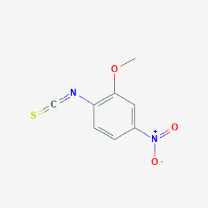 molecular formula C8H6N2O3S B063376 2-Methoxy-4-nitrophenyl isothiocyanate CAS No. 190774-55-1