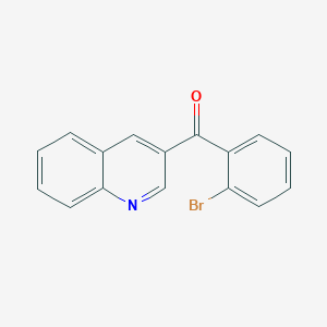 molecular formula C16H10BrNO B6337650 3-(2-Bromobenzoyl)quinoline CAS No. 350698-78-1