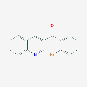 molecular formula C16H10BrNO B6337650 4-(2-Bromobenzoyl)quinoline;  97% CAS No. 350698-78-1