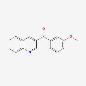 4-(3-Methoxybenzoyl)quinoline;  97%