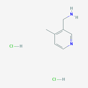 molecular formula C7H12Cl2N2 B6337691 (4-Methylpyridin-3-yl)methanamine dihydrochloride CAS No. 56635-11-1