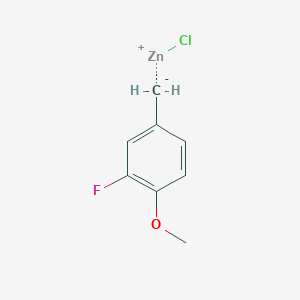 molecular formula C8H8ClFOZn B6337722 MFCD11226467 CAS No. 1839069-73-6