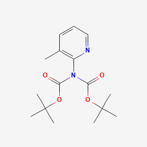 molecular formula C16H24N2O4 B6337808 N,N-BOC, BOC-2-AMINO-3-METHYLPYRIDINE CAS No. 1228631-58-0