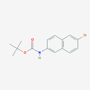 molecular formula C15H16BrNO2 B6337838 Tert-butyl (6-bromonaphthalen-2-yl)carbamate CAS No. 869114-68-1