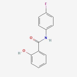 molecular formula C13H10FNO2 B6338307 N-(4-fluorophenyl)-2-hydroxybenzamide CAS No. 7120-46-9