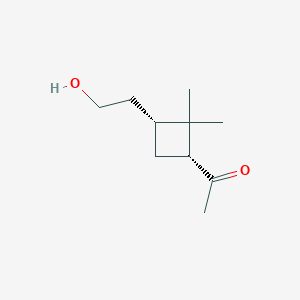 1-[(1R,3R)-3-(2-Hydroxyethyl)-2,2-dimethylcyclobutyl]ethanone