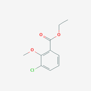 molecular formula C10H11ClO3 B6338714 Ethyl 3-chloro-2-methoxybenzoate CAS No. 1106304-73-7