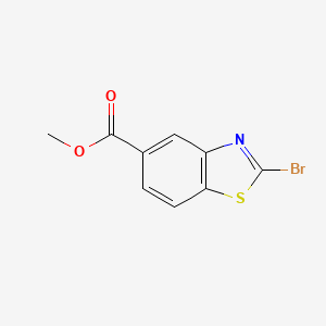 molecular formula C9H6BrNO2S B6338862 Methyl 2-bromobenzo[d]thiazole-5-carboxylate CAS No. 1823551-37-6
