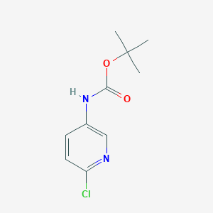 molecular formula C10H13ClN2O2 B063389 tert-Butyl (6-chloropyridin-3-yl)carbamate CAS No. 171178-45-3