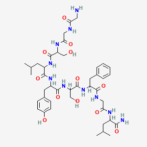 molecular formula C42H62N10O12 B6338914 H-Gly-Gly-Ser-Leu-Tyr-Ser-Phe-Gly-Leu-NH2 CAS No. 123209-96-1