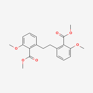 molecular formula C20H22O6 B6339548 Benzoic Acid, 2,2'-(1,2-ethanediyl)bis[6-methoxy-,dimethylester] CAS No. 365543-17-5