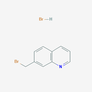 molecular formula C10H9Br2N B063397 7-(Bromomethyl)quinoline hydrobromide CAS No. 188874-61-5
