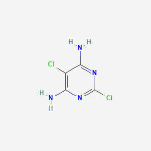 molecular formula C4H4Cl2N4 B6339775 2,5-Dichloro-4,6-pyrimidinediamine CAS No. 13117-14-1