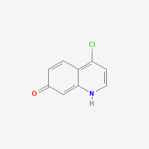 molecular formula C9H6ClNO B063398 4-Chloro-7-hydroxyquinoline CAS No. 181950-57-2