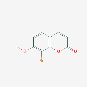 molecular formula C10H7BrO3 B063402 8-Bromo-7-methoxycoumarin CAS No. 172427-05-3