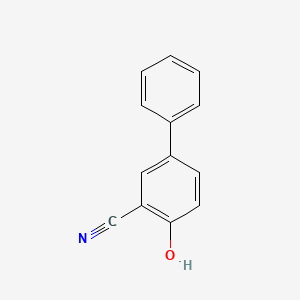molecular formula C13H9NO B6340749 2-CYANO-4-PHENYLPHENOL CAS No. 2492-28-6