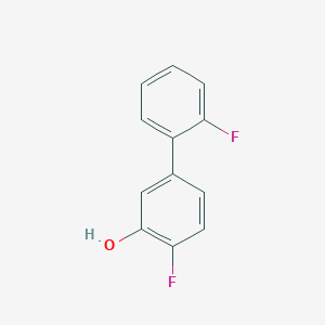 molecular formula C12H8F2O B6341074 2',4-Difluoro-[1,1'-biphenyl]-3-ol CAS No. 1214341-66-8
