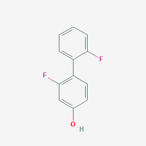 molecular formula C12H8F2O B6341090 2,2'-Difluoro-[1,1'-biphenyl]-4-ol CAS No. 1214375-77-5