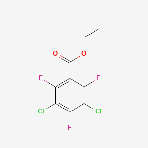 molecular formula C9H5Cl2F3O2 B6341228 Ethyl 3,5-dichloro-2,4,6-trifluorobenzoate CAS No. 1214325-38-8