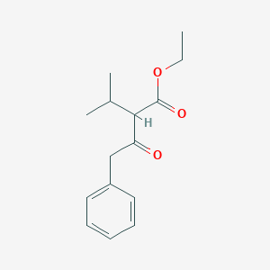 molecular formula C15H20O3 B063414 Ethyl 2-isopropyl-3-oxo-4-phenylbutanoate CAS No. 176519-53-2
