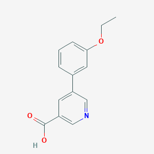 molecular formula C14H13NO3 B6341430 5-(3-Ethoxyphenyl)nicotinic acid CAS No. 1048273-45-5