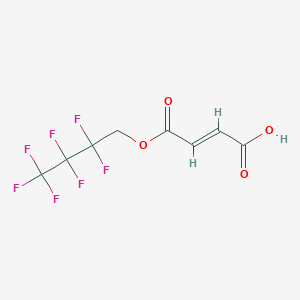 molecular formula C8H5F7O4 B6341506 Mono-heptafluorobutyl fumarate CAS No. 952584-86-0