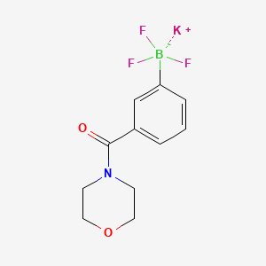 molecular formula C11H12BF3KNO2 B6341559 Potassium 3-(4-morpholinylcarbonyl)phenyltrifluoroborate CAS No. 2719007-89-1