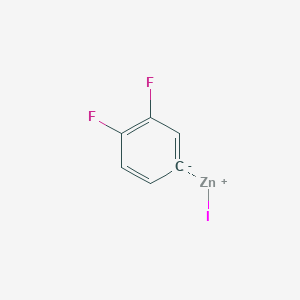 molecular formula C6H3F2IZn B6341594 3,4-DIFLUOROPHENYLZINC IODIDE CAS No. 544429-21-2