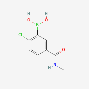 molecular formula C8H9BClNO3 B6341669 MFCD22125158 CAS No. 2096338-17-7