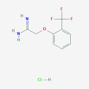 2-(2-Trifluoromethyl-phenoxy)-acetamidine hydrochloride