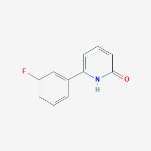 molecular formula C11H8FNO B6341879 6-(3-FLUOROPHENYL)-2-HYDROXYPYRIDINE CAS No. 1111114-86-3