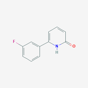 B6341879 6-(3-Fluorophenyl)-2-hydroxypyridine;  95% CAS No. 1111114-86-3
