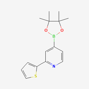 molecular formula C15H18BNO2S B6342181 MFCD11223301 CAS No. 1402240-59-8