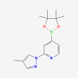 2-(4-Methyl-1H-pyrazol-1-yl)pyridine-4-boronic acid pinacol ester
