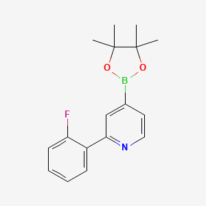 molecular formula C17H19BFNO2 B6342251 MFCD12032372 CAS No. 1402172-84-2