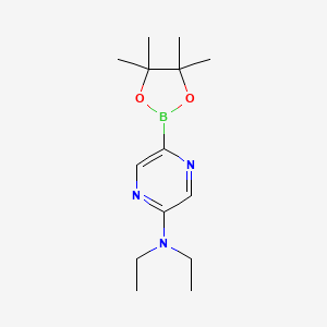 5-(Diethylamino)pyrazine-2-boronic acid pinacol ester