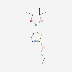 2-(N-Propoxy)thiazole-5-boronic acid pinacol ester